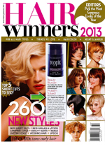 toppik hair building fibers featured in short hair magazine